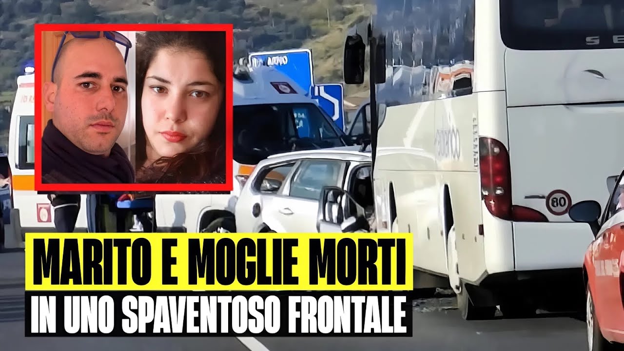 MARITO E MOGLIE MORTI IN UNO SPAVENTOSO INCIDENTE FRONTALE CON UN ...