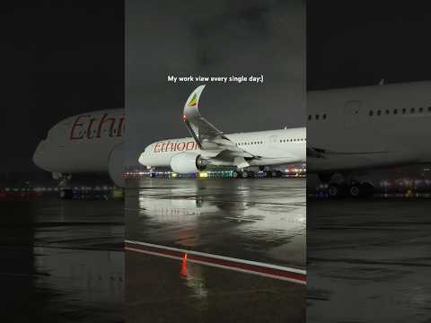 Ethiopian Airways A350 | #ethiopian #a350 #planespotting #workplace #csmia #commercialaircraft