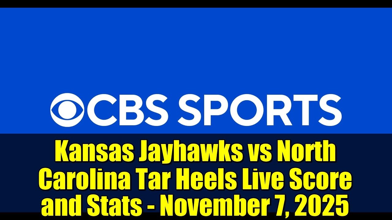 Kansas Jayhawks vs North Carolina Tar Heels Live Score and Stats ...