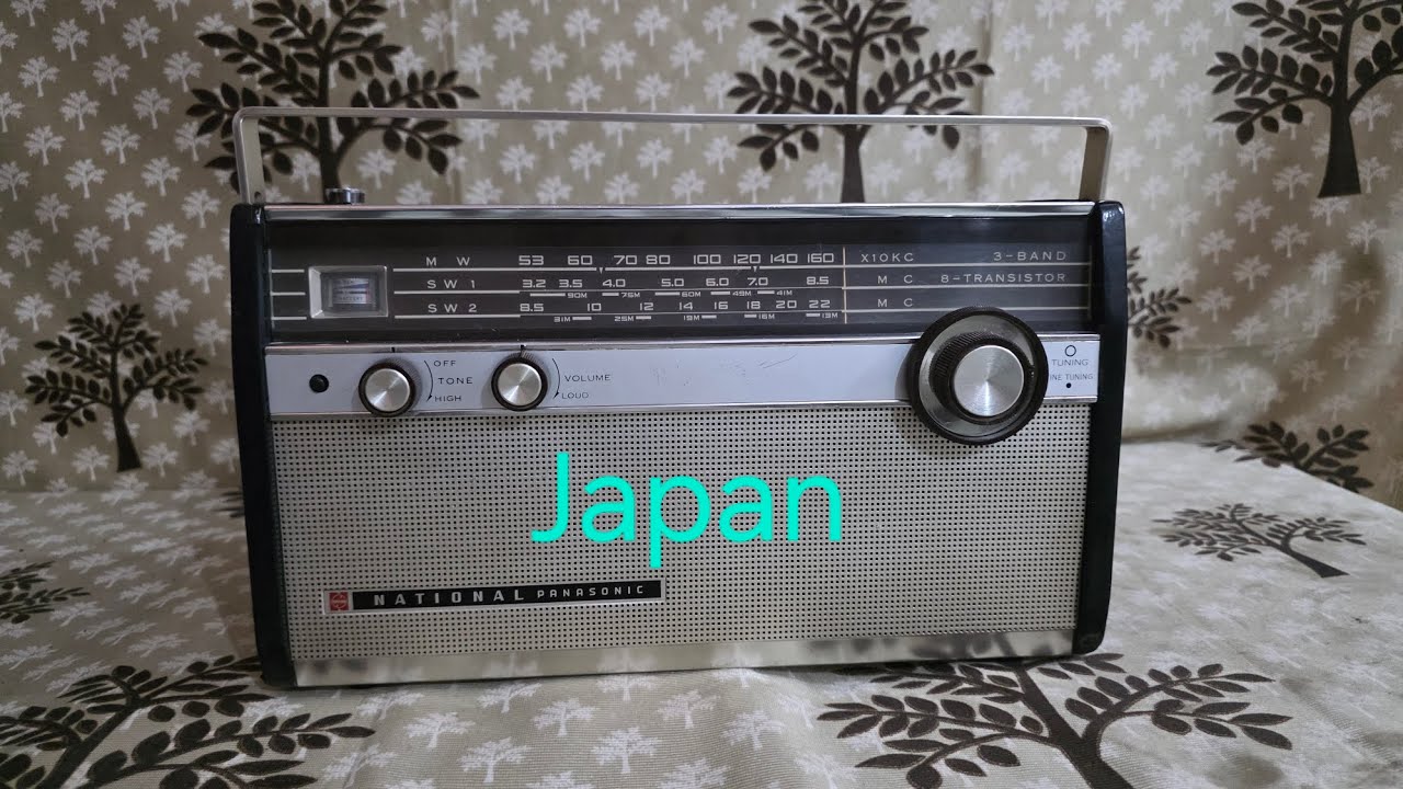 National panasonic 3 band Radio model R-308 made in japan 98286