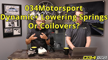 Dynamic+ Springs or Coilovers For Crappy Roads? | 034Motorsport FAQ
