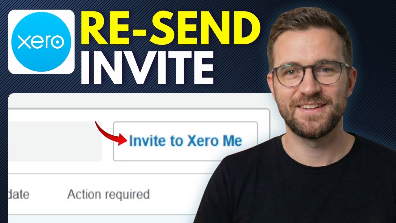 How to re send an invite to Xero Me in Xero (Step By Step 2026) - YouTube