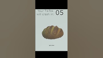 Your TikTok will crash in: (bread) (3D Animating Random Shorts) #shorts