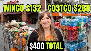 HUGE $400 WinCo & Costco GROCERY HAUL!