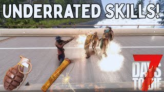 6 Underrated Skills In 7 Days To Die 2.5 - Get More Kills, More Meat, And Better Loot