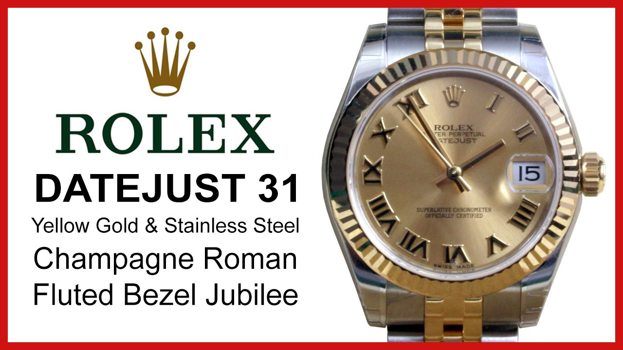 rolex datejust midsize two tone