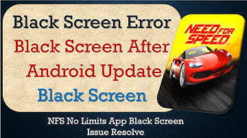 How to Fix NFS No Limits App Black Screen Error | After Android Update | Problem Solved in Android