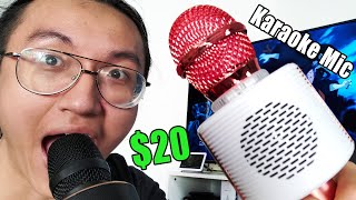 Karaoke Machine for $20 ONLY?! | Budget Karaoke Microphone Review screenshot 2