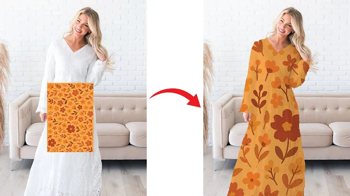 Step by step tutorial Apply design on subject Photoshop Tutorial