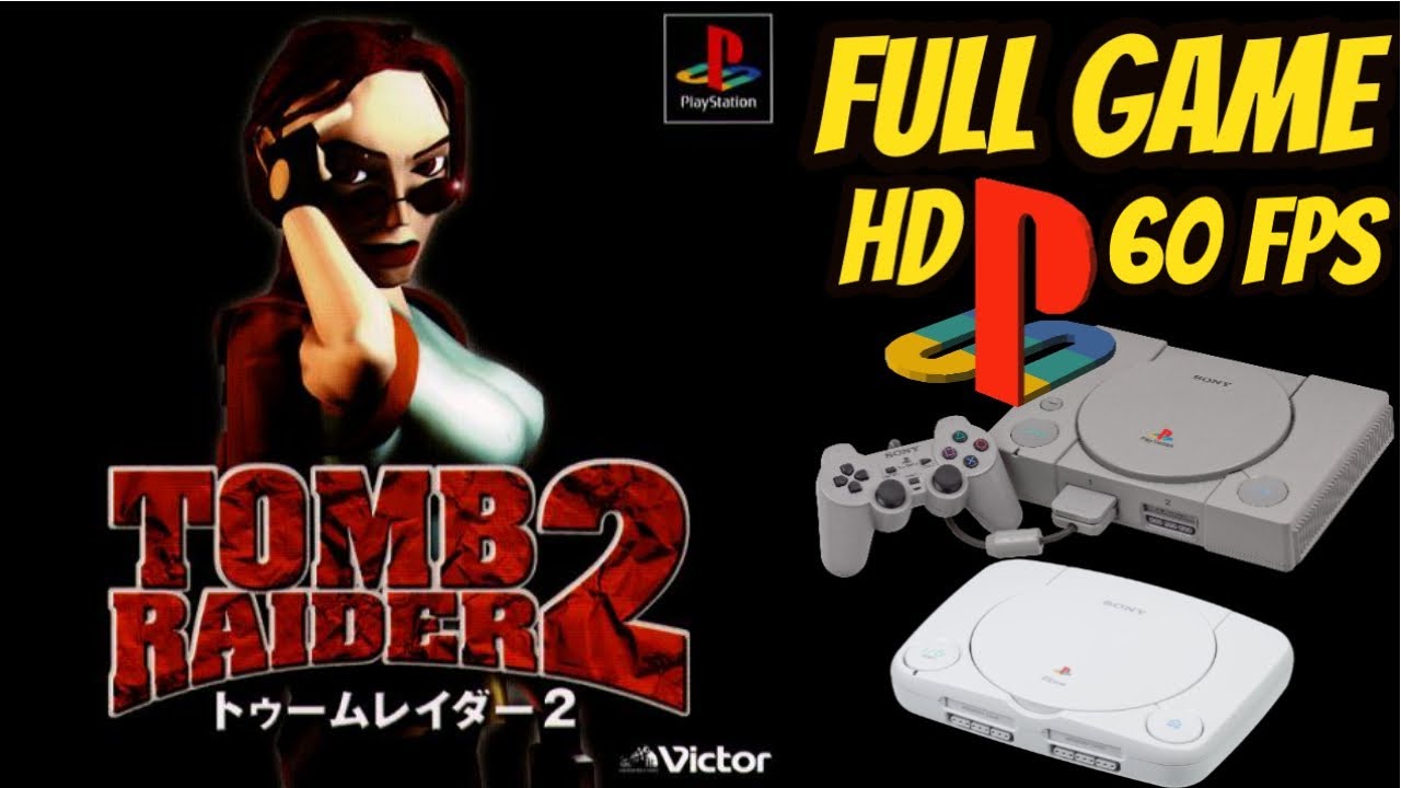 Tomb Raider 2 [PS1] (Japan Version) 100% SECRETS Longplay Walkthrough  Playthrough Full (HD, 60FPS)