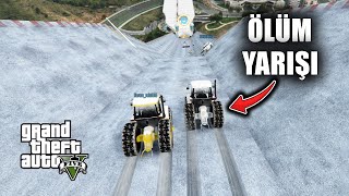 YOKUŞ AŞAĞI BUZLU KAYGAN YOLDA ÖLÜM YARIŞI !! GTA 5 FACE TO FACE