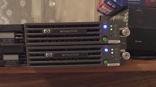 Домашний сервер и хостинг дома.Фан моддинг серверов DL360 G3. NAS server