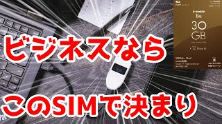 【b-mobile Biz】ビジネスでも活躍 30GBプリペイドSIMが凄すぎる【格安SIM】