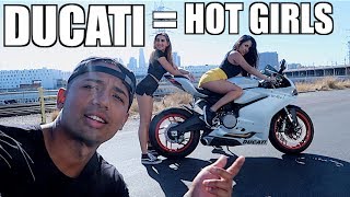 My Ducati is a chick magnet|BTS Too Legit| SnewJ