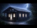 Beat Insomnia and Sleep Faster with Heavy Rainstorm and Thunder Sounds at Night | All Night Long