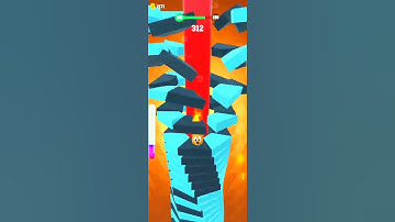 Drop Stack Ball Game Level 198 - short video - More Gaming