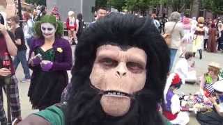 MCM Manchester 2015
Cornelius (my cosplay character) at MCM Manchester 2015
When Im Caesar/Cornelius from Planet of the apes I have more confidence, I can be more extrovert being someone else. I even enjoy being in front of the camera.
Cosplay is an important part of a lot of peoples life.
Even the most shy introvert can suddenly become someone big and large in character through cosplay MCM Manchester 2015