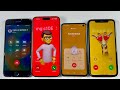 Incoming Call IPhone 8 Plus + IPhone 15 PRO MAX + IPhone XR + Samsung Galaxy S10e