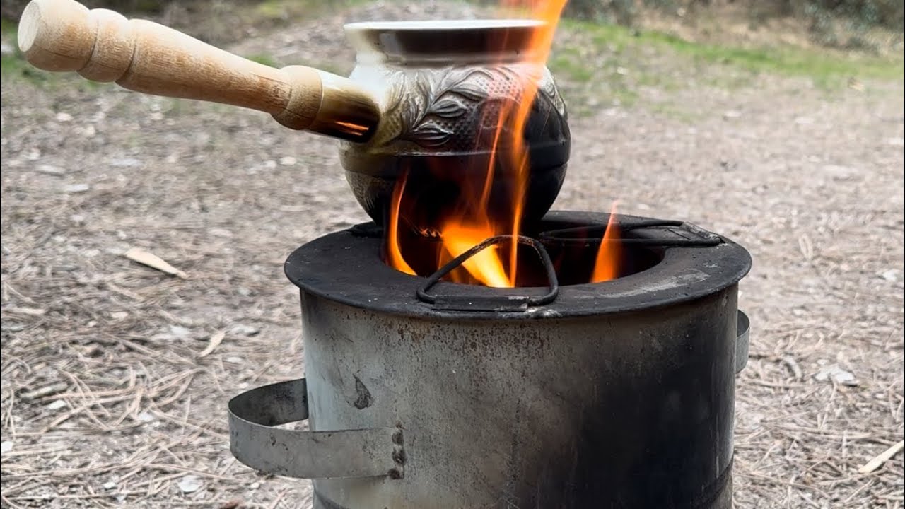 Doğada Karavan Kampı Yaptık ve Pratik Yemekler.Practical Cooking in Camping and Wood Fire in Nature.