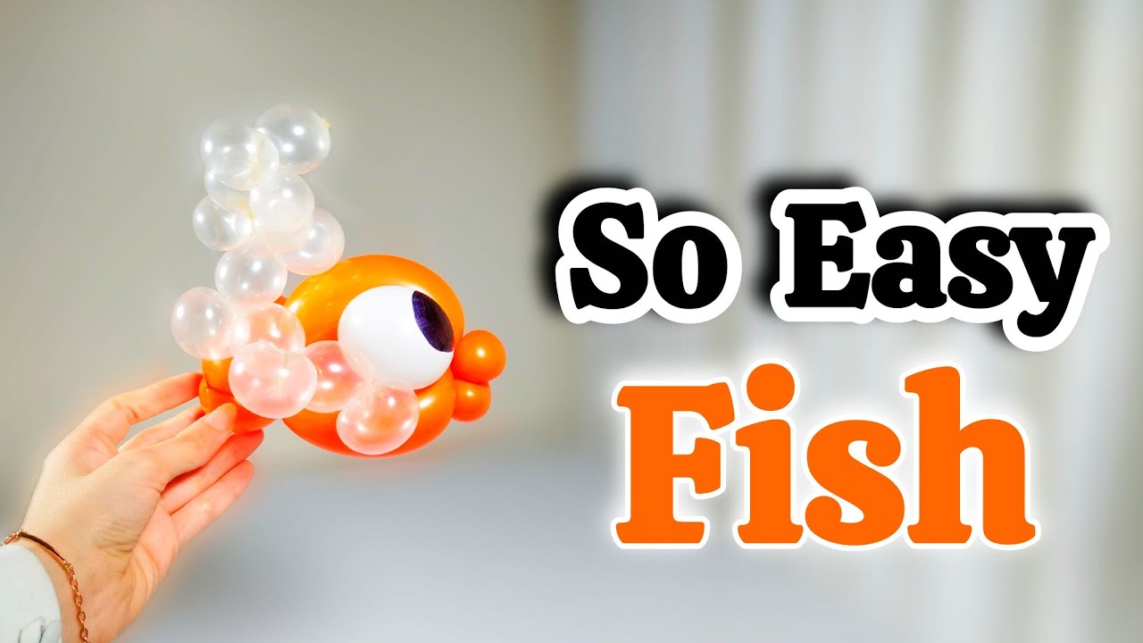 Kids LOVE This Balloon Fish 🤩 | Easy Balloon Animal Tutorial |DIY