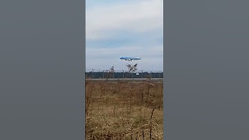 Thumbnail of KLM Amsterdam 🛬 landing Katowice Airport ✈️ #shorts#🤠