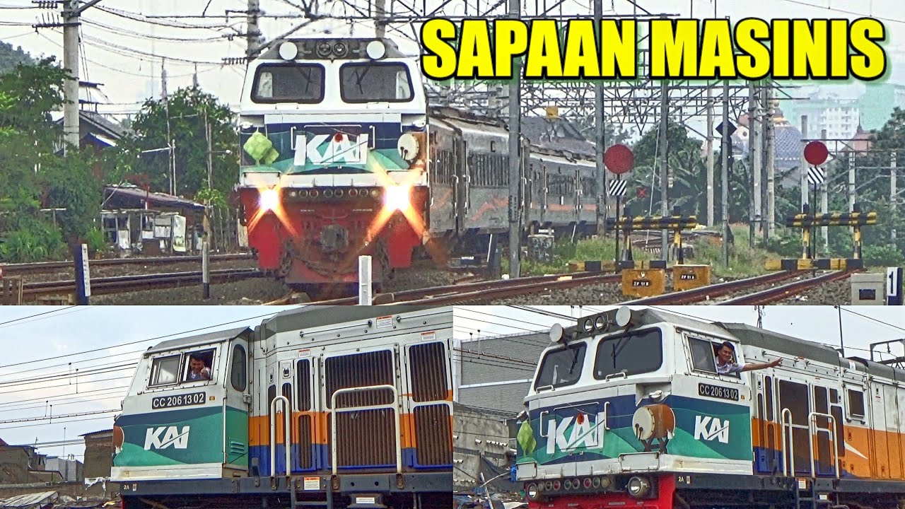 Masinis sangat Nyaman Memberikan Lampu Dim & Klakson Berkali - kali