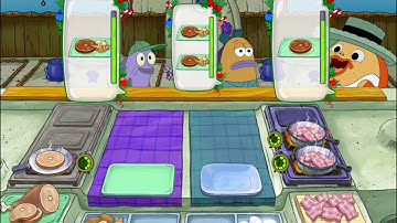 SpongeBob: Krusty Cook-Off - Ham-A-Lot - Level 10 - No Boosters - FULL STORY - CaroGamesNL