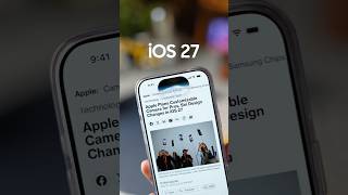 Apple Is Bringing A Big Change With iOS 27