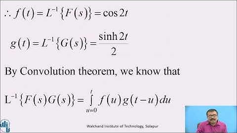 Inverse Laplace Transform by Convolution theorem-Part-III