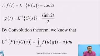Inverse Laplace Transform by Convolution theorem-Part-III