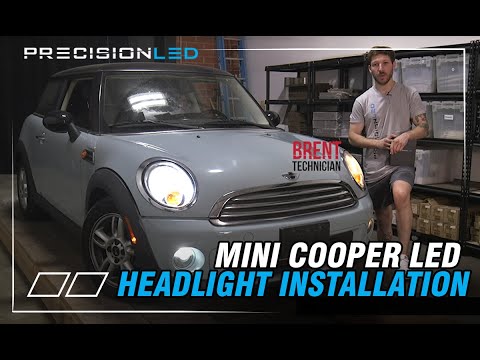 Mini Cooper LED 헤드 라이트 설치 방법-2 세대 | 2007-2014