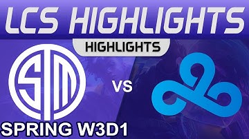 TSM vs C9 Highlights LCS Spring Season 2023 W3D1 Team SoloMid vs Cloud9 by Onivia