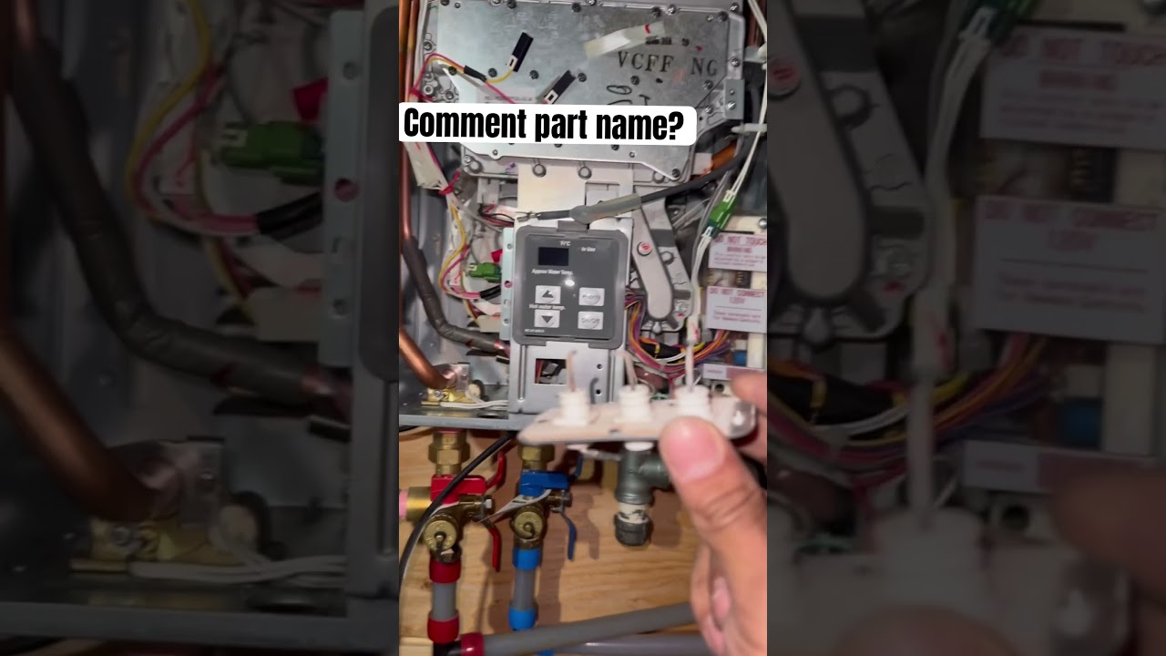 Rinnai water heater flame rod electrodes replacement 