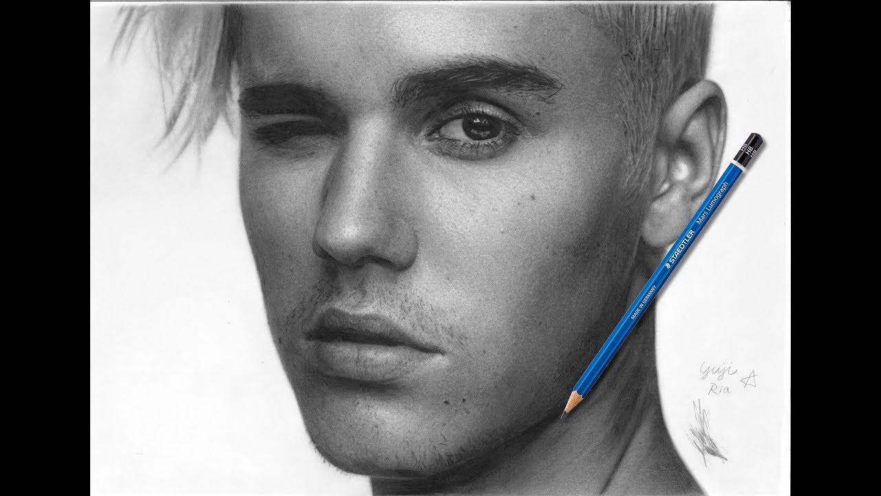 優れた品質 Bieber Justin 鉛筆画 絵画 タペストリ Madmex Co Nz