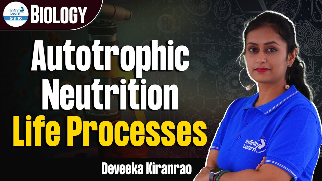 Autotrophic Nutrition | #LifeProcesses | Biology | #ShortLecture | Deveeka | Infinity Learn 9 & 10