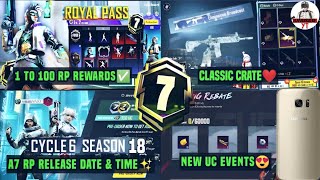 A7 ROYAL PASS IS HERE✅ - 1 TO 100😈 REWARDS AND😭 RP 50