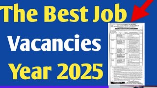 The Best Job Vacancies Of The Year 2025
