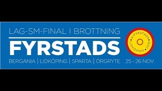 Prisutdelning I Lag-Sm I Brottning Fyrstads I Lidköping 2016