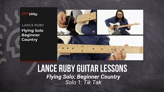 🎸 Lance Ruby Guitar Lesson - Solo 1: Tik Tak - JamPlay  @TrueFireTV