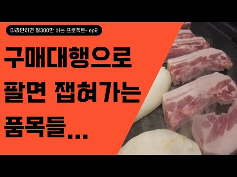 EP 09 이 품목은 구매대행으로 팔면 절때 안됩니다 Feat 전안법 