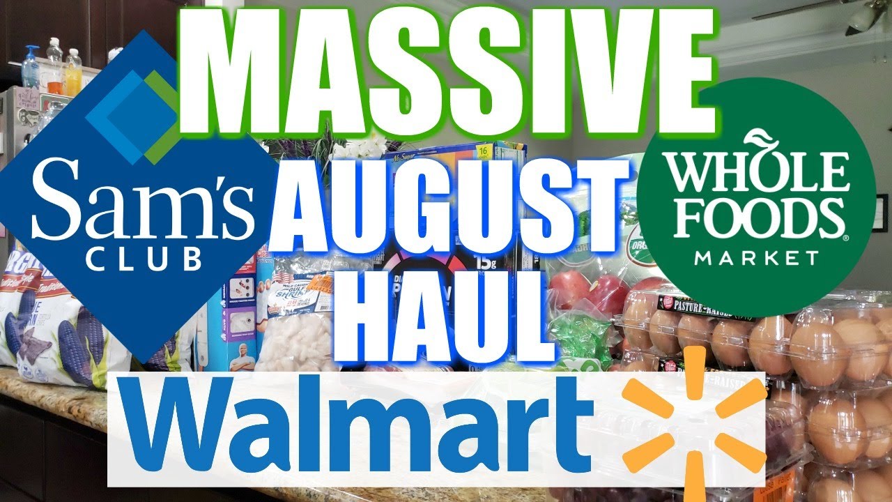 SAM S CLUB GROCERY HAUL WALMART WHOLE FOODS HAUL NICOLE BURGESS sam-s-club-grocery-haul-walmart-whole-foods-haul-nicole-burgess