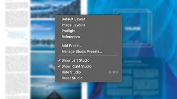 Studio Presets (Affinity Publisher)