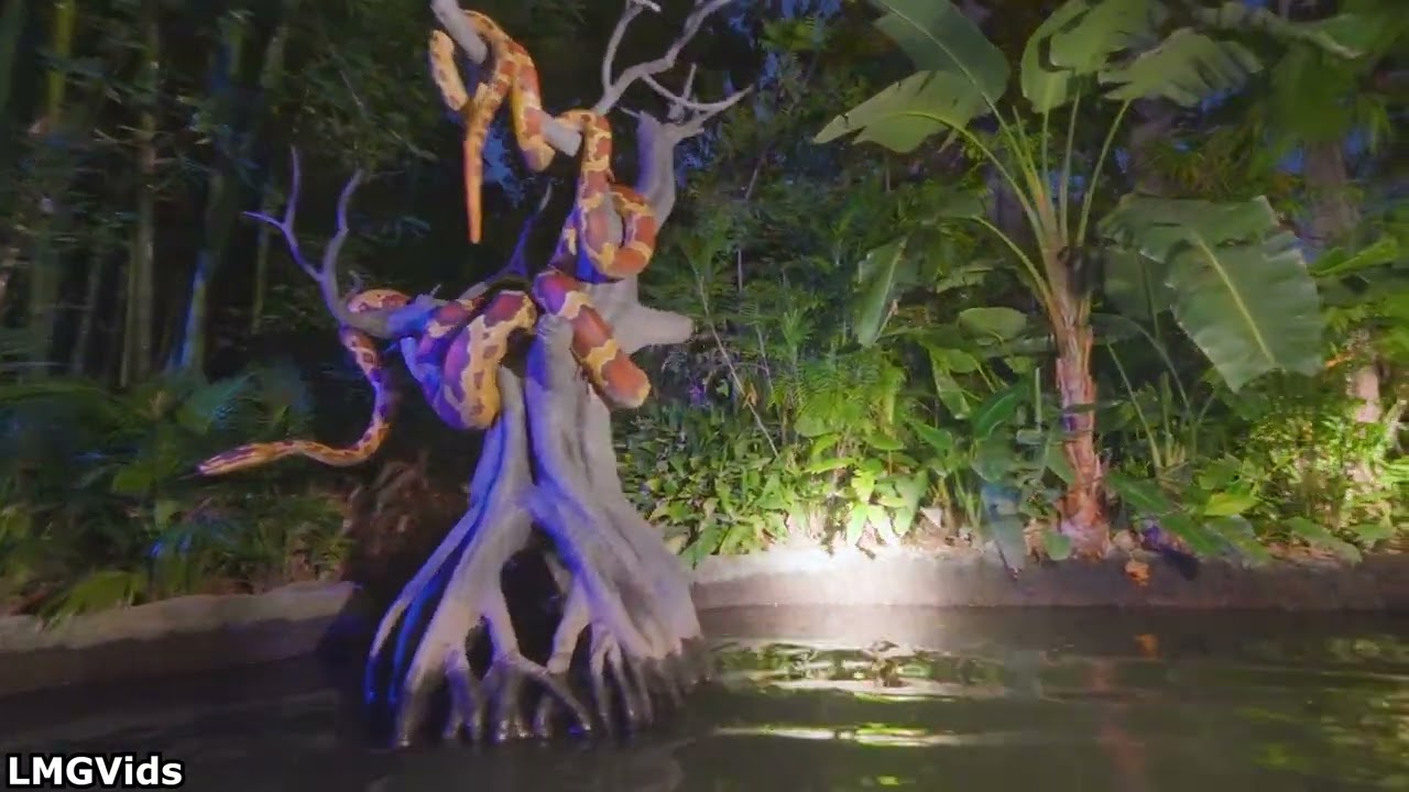 [NEW 2023] JUNGLE CRUISE - NIGHTTIME RIDE - 4K60FPS | DISNEYLAND PARK, CALIFORNIA