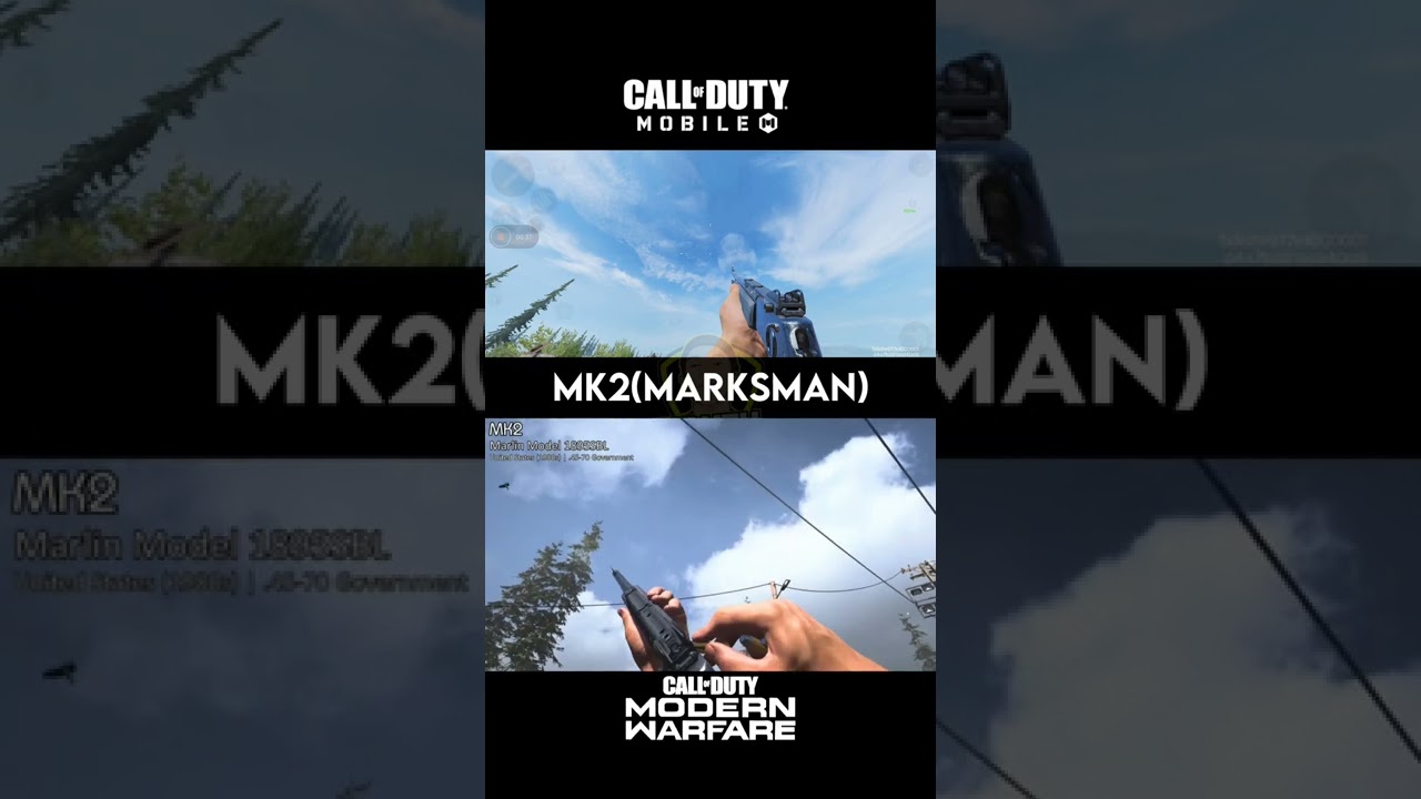 MK2(MARKSMAN) | COD MOBILE VS COD MODERN WARFARE 2019