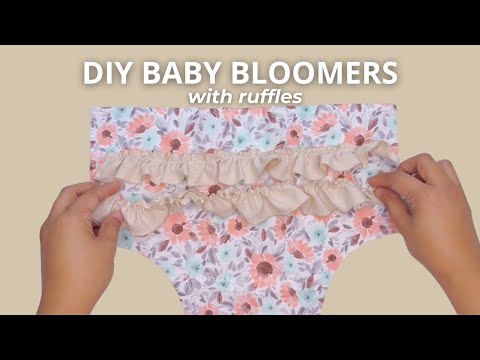 How to make baby bloomer with ruffles - 6 months | Nanay Express
