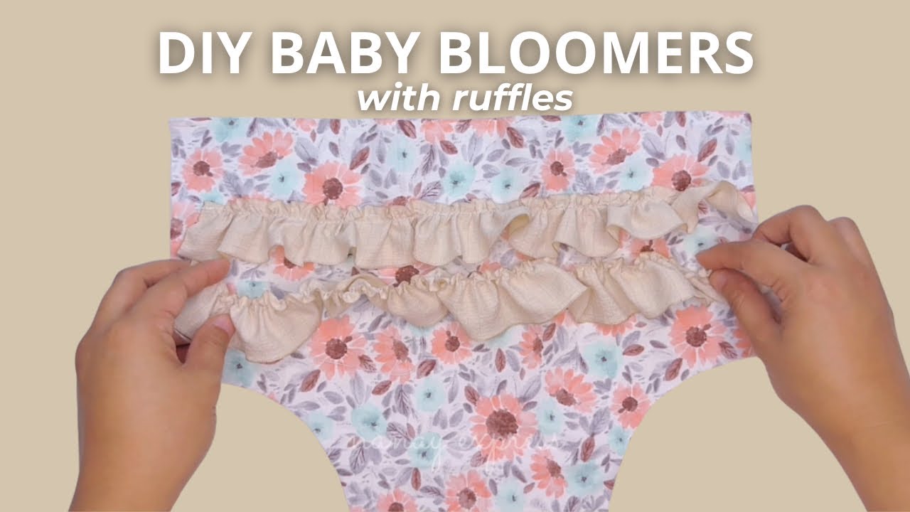 How to make baby bloomer with ruffles - 6 months | Nanay Express