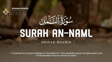 ♥️😍 Hamza Boudin (حمزة بوديب) I Sura An-Naml | 20-41 (سوره النمل) 😍♥️
