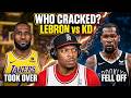 When the Pressure Hit, KD Fell Off and LeBron Took Over