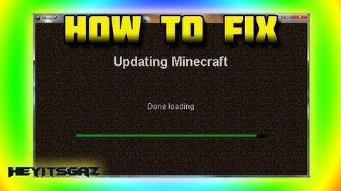 ► How to FIX the Updating Minecraft Done Loading Problem | NEW
