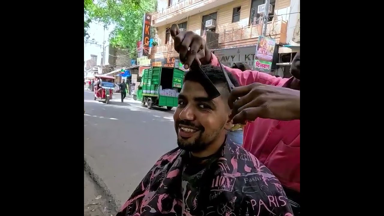 تجربة أرخص حلاق في الهند لن تصدقوا النتيجة